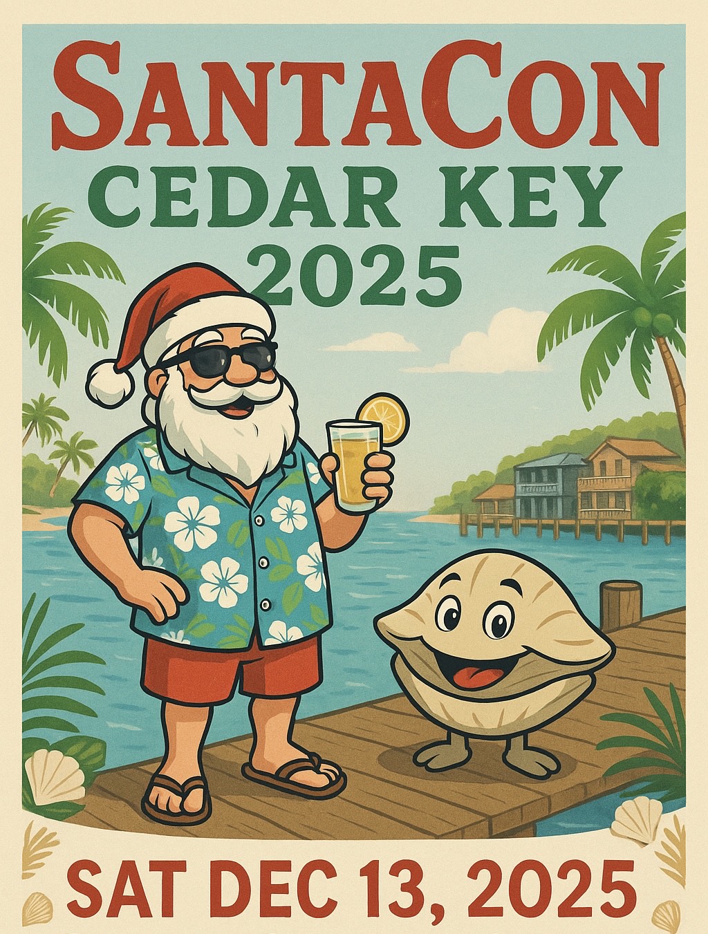Cedar Key, Florida SantaCon main image