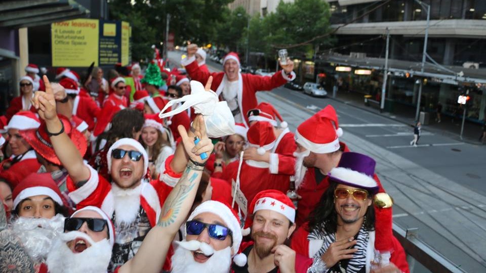 Melbourne, Australia SantaCon main image